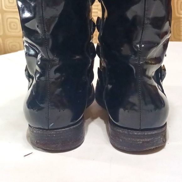 Jimmy Choo Patent Leather Boots - Picture 8 of 16
